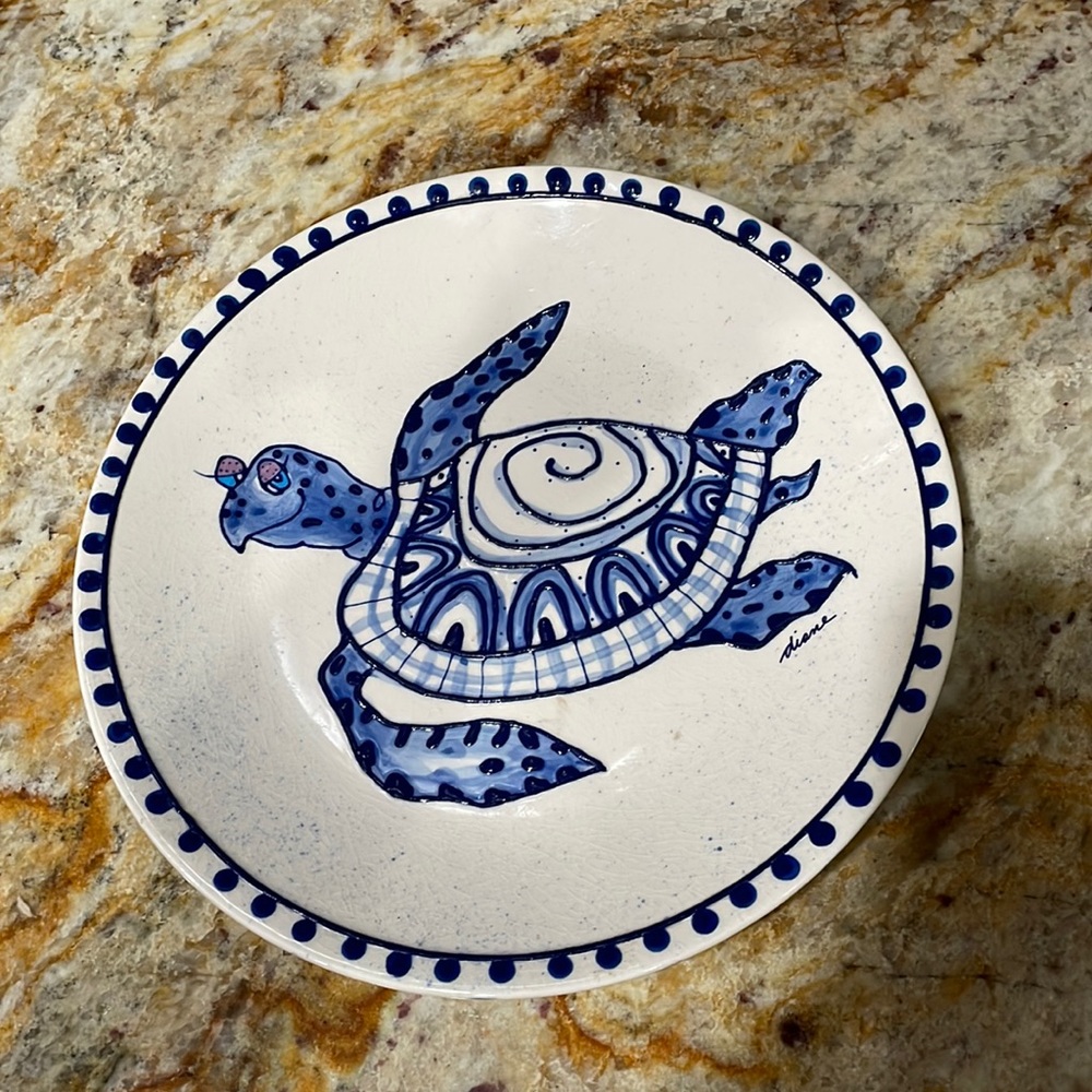 Diane authentic stoneware. Come Dream with me. Turtle